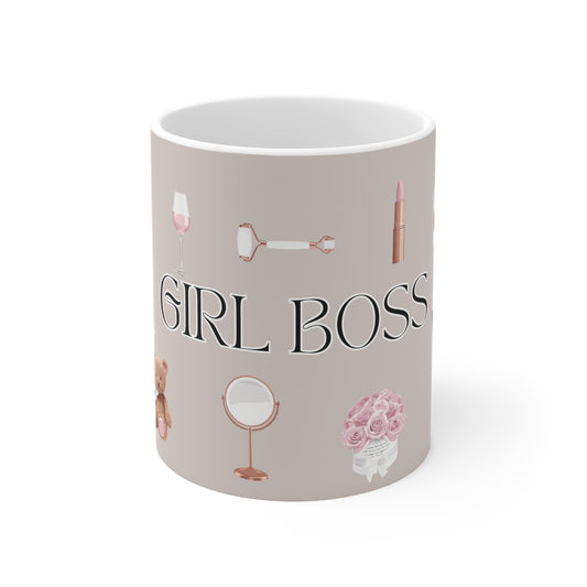 Girl Boss Ceramic Coffee / Tea Mugs