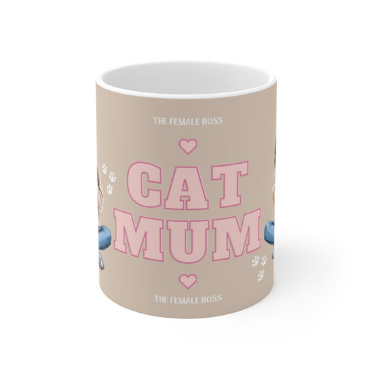 Cat Mum Ceramic Coffee / Tea Cups