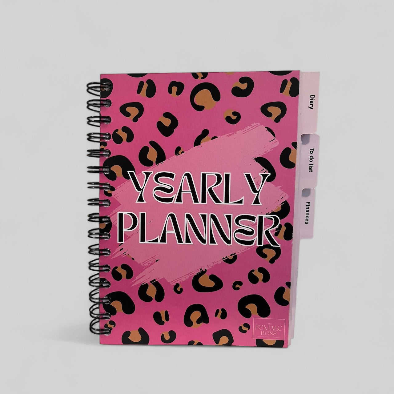 The Female Boss Yearly Planner - Leopard Print Edition